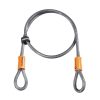 Accessories Trek Locks | Kryptonite Kryptoflex 410 Double Loop Cable Black/Orange