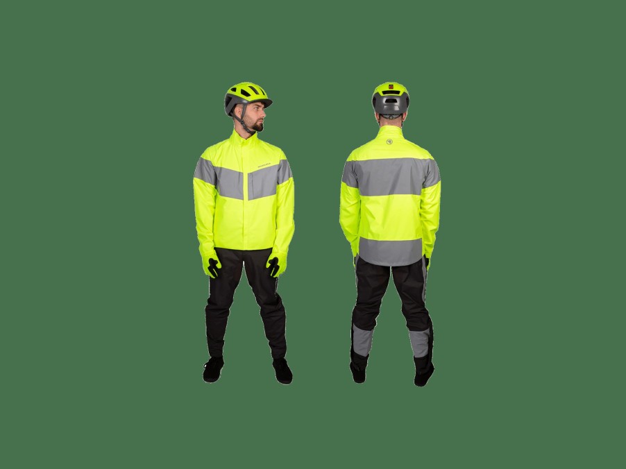 Apparel Trek Jackets & Vests | Endura Urban Luminite En1150 Waterproof Cycling Jacket Visibility Yellow