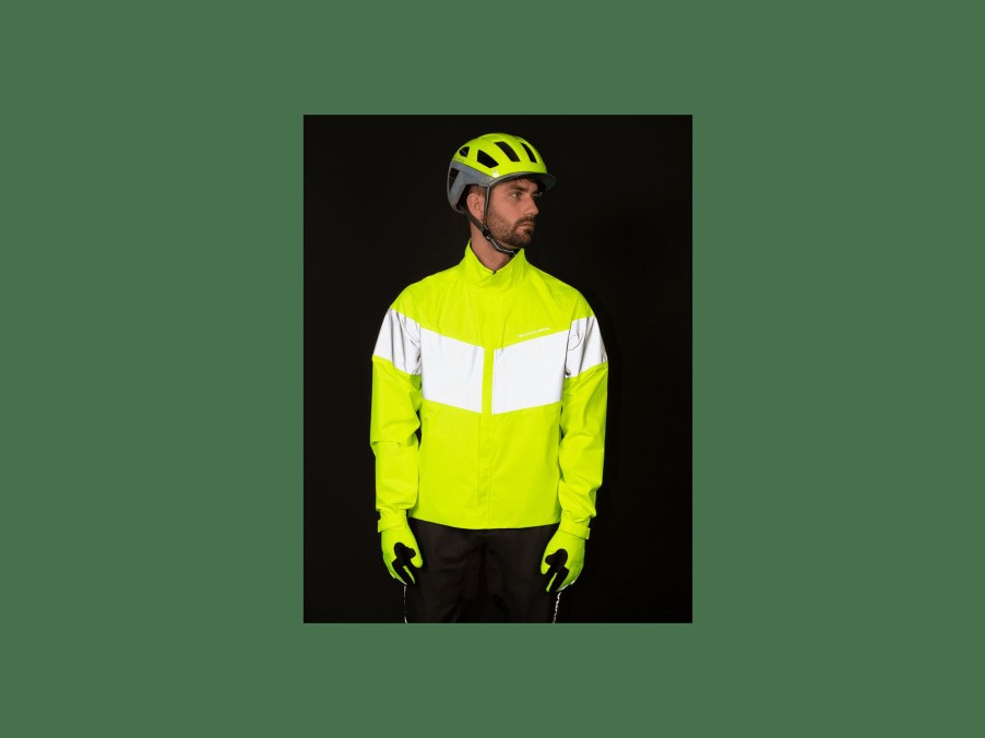 Apparel Trek Jackets & Vests | Endura Urban Luminite En1150 Waterproof Cycling Jacket Visibility Yellow