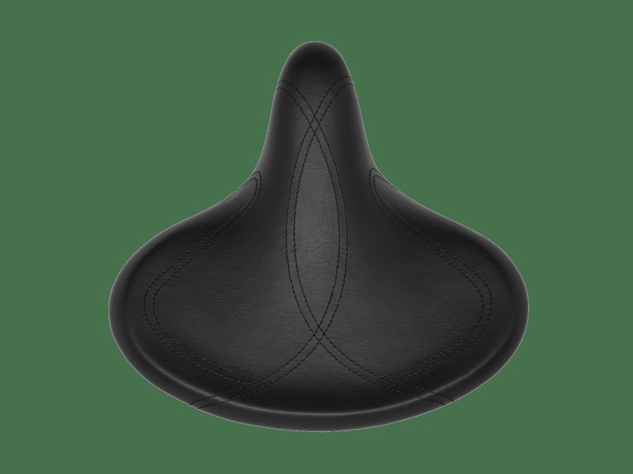 Parts Trek Saddles | Electra Xl Ergo Bike Saddle Black