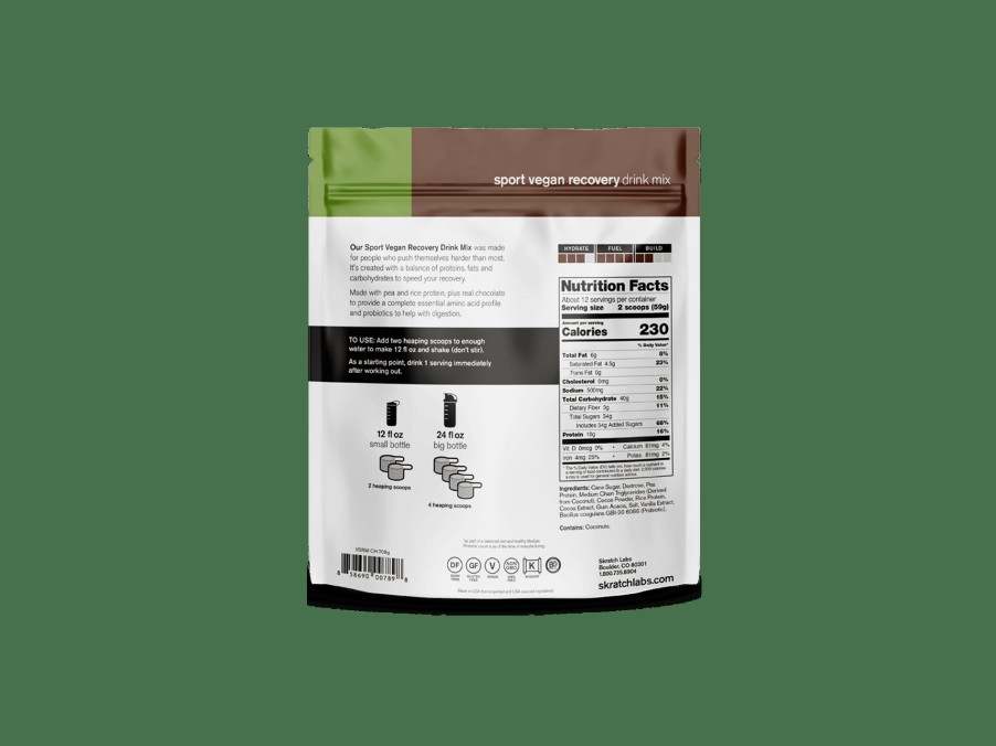 Accessories Trek Nutrition | Skratch Labs Sport Vegan Recovery Mix 12-Serving Bag