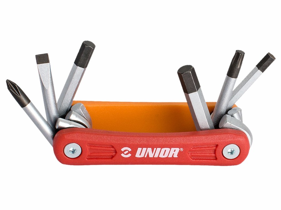 Parts Trek Tools & Maintenance | Unior Multitool Euro6 Red/Orange