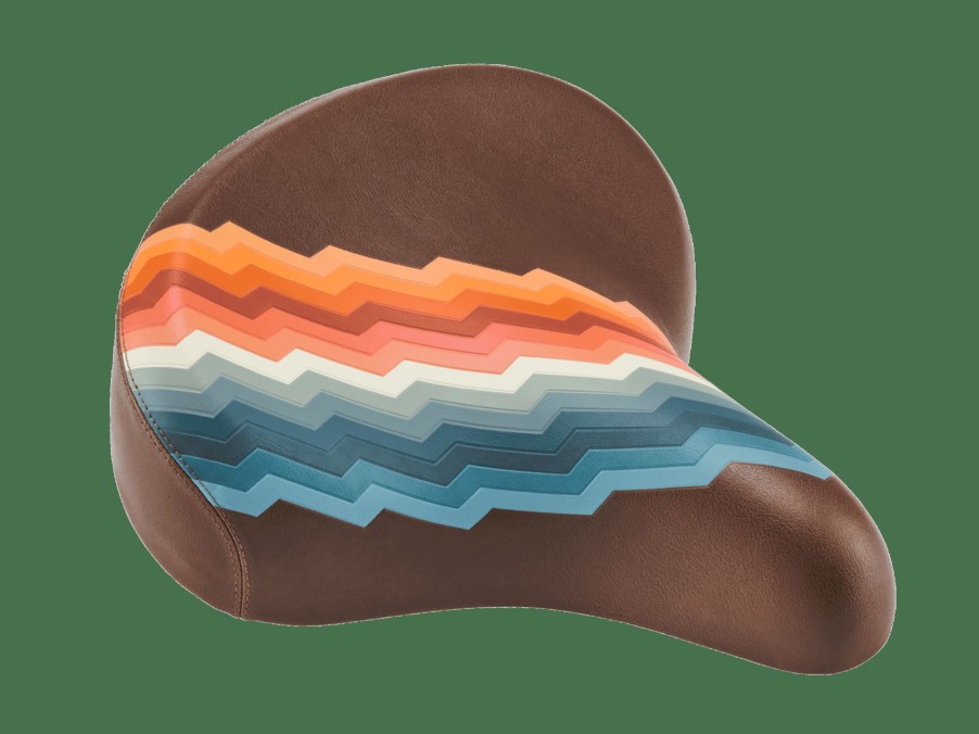 Parts Trek Saddles | Electra Ziggy Elastomer Saddle Brown