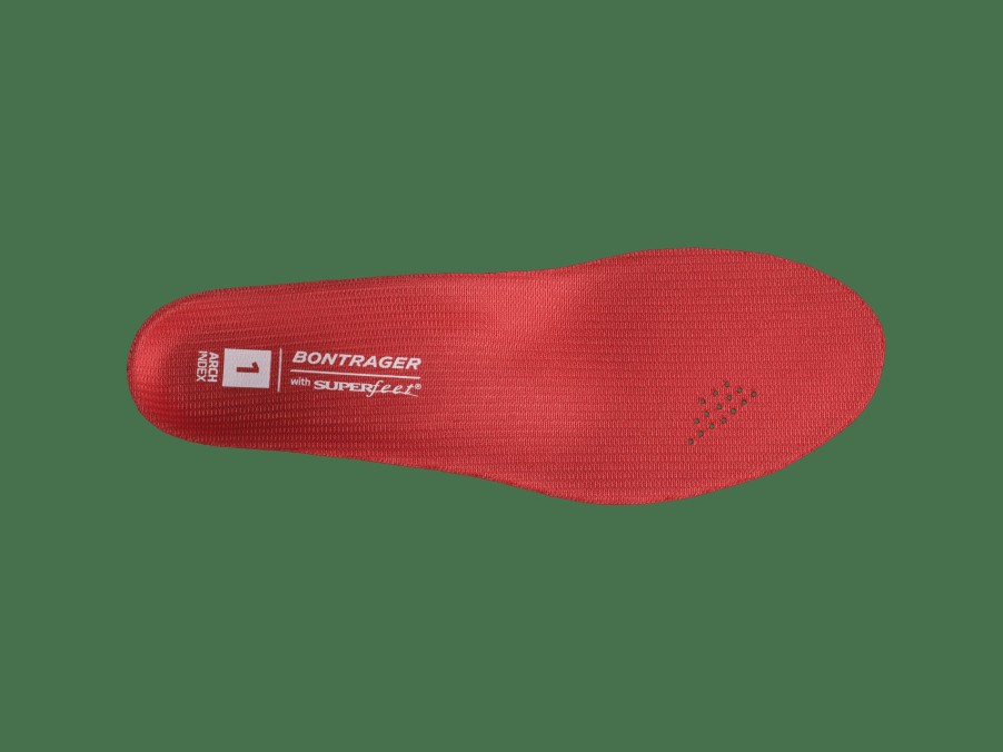 Apparel Trek Men'S Shoes | Bontrager Inform Biodynamic Low Arch Insoles Red