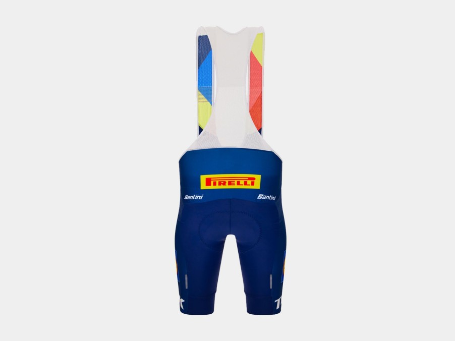 Apparel Trek Team Wear | Santini Lidl-Trek Replica Race Bib Short Dark Blue/Yellow