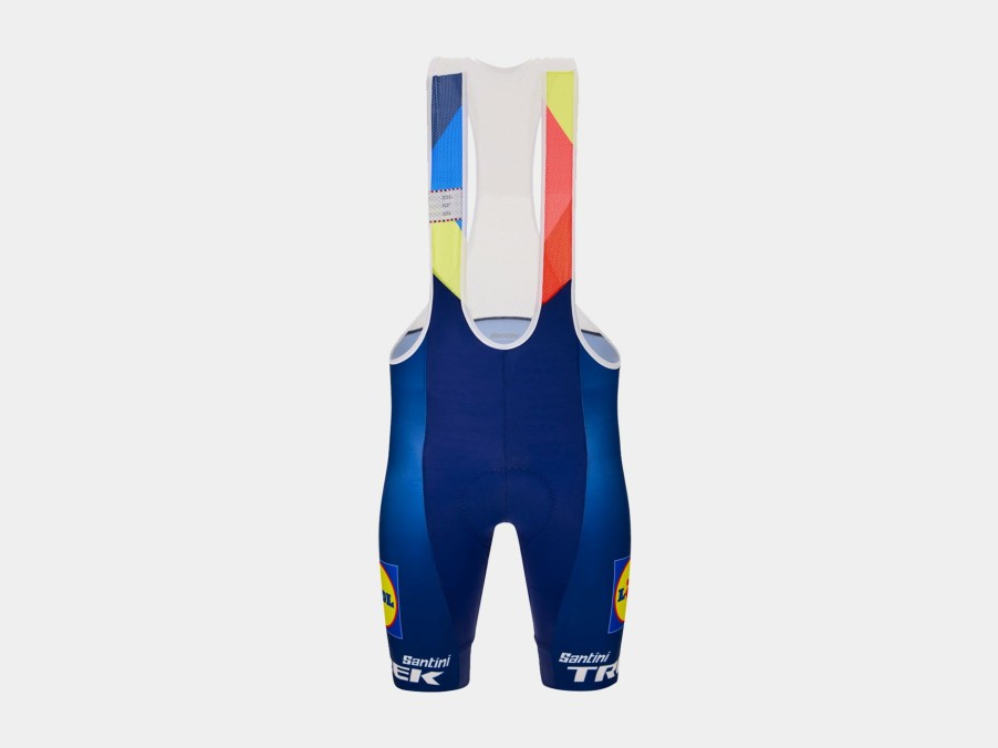 Apparel Trek Team Wear | Santini Lidl-Trek Replica Race Bib Short Dark Blue/Yellow