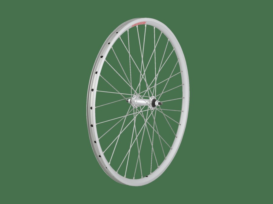 Parts Trek Mountain Wheels | Sta-Tru 26" Tubeless Ready Alloy Bolt-On Wheel - Stainless Silver