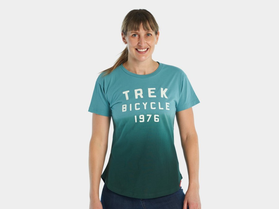 Apparel Trek Casual Wear | Trek Fade Women'S T-Shirt Dark Teal