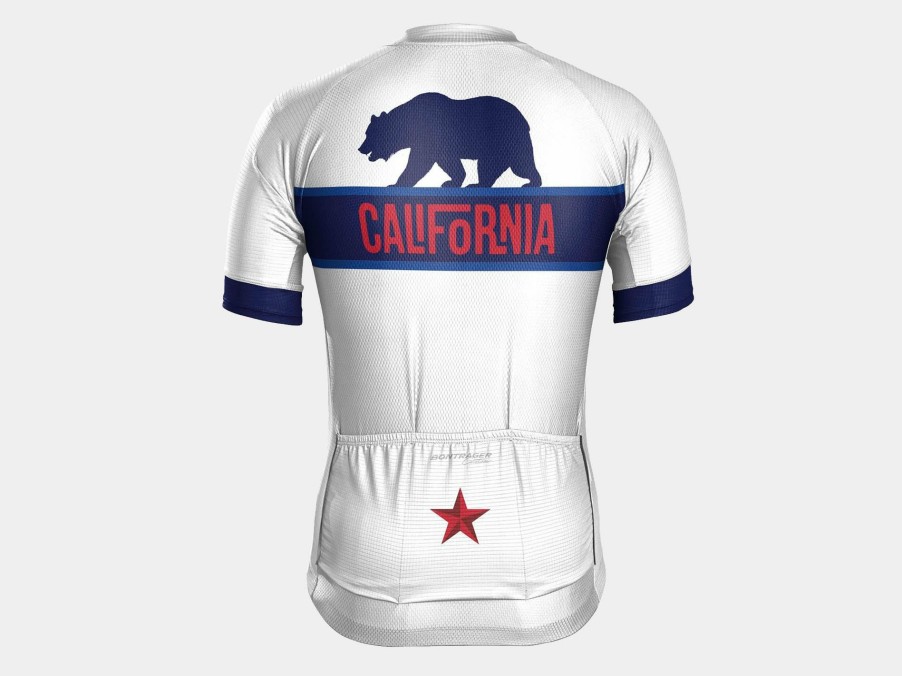 Apparel Trek Jerseys | Bontrager California State Cycling Jersey White