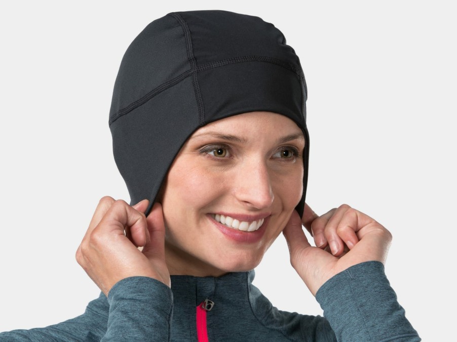 Apparel Trek Cycling Caps & Headwear | Bontrager Windshell Cycling Skull Cap Black