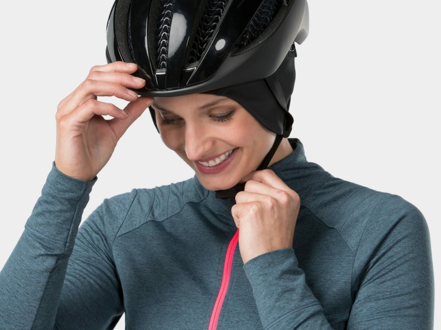 Apparel Trek Cycling Caps & Headwear | Bontrager Windshell Cycling Skull Cap Black