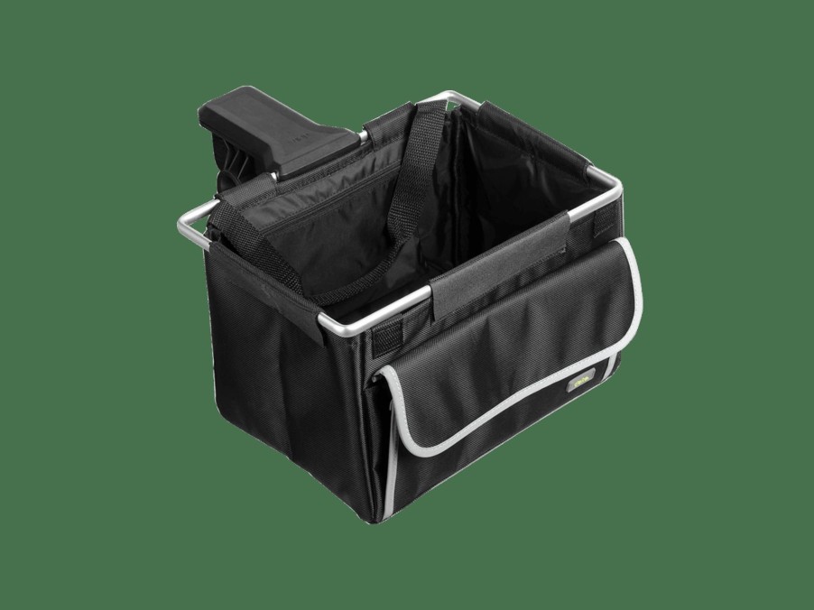 Accessories Trek Baskets | Delta Luxe Front Basket Black/Reflective