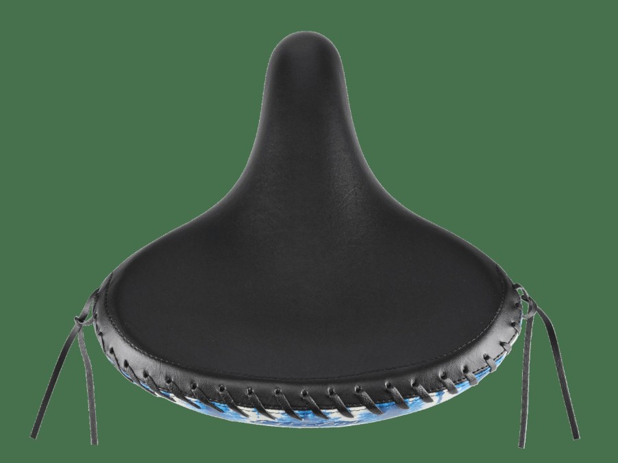 Parts Trek Saddles | Electra Shibori Elastomer Saddle Black/Dark Blue