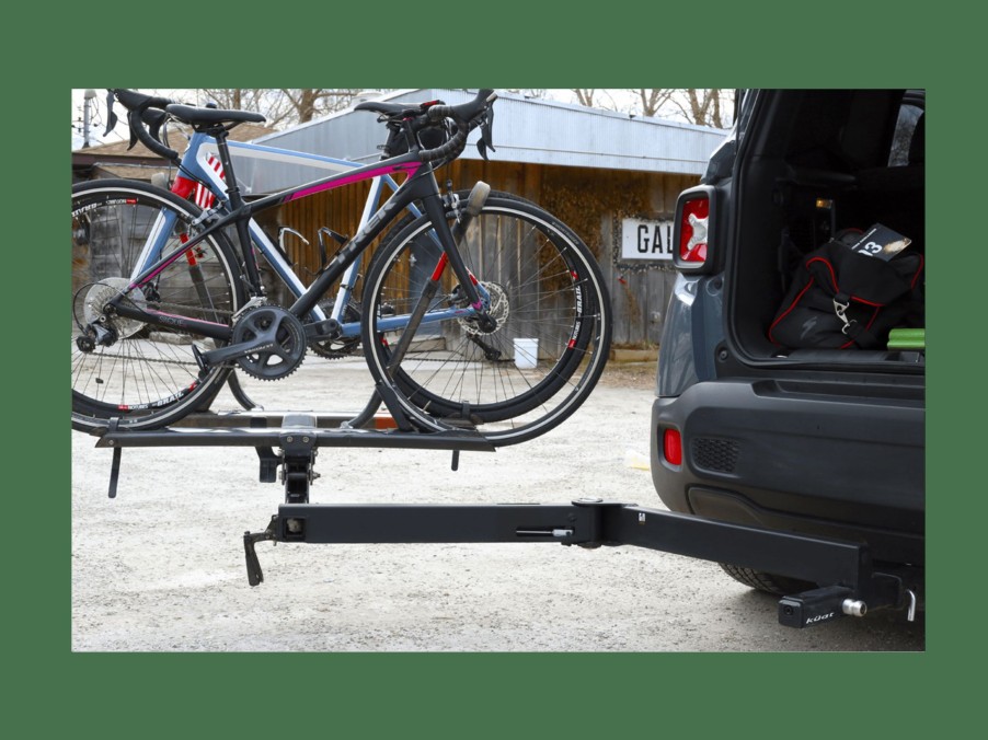 Accessories Trek Car Racks | Kuat Pivot V2 Swing Away 2" Hitch Extension Driver Side Black