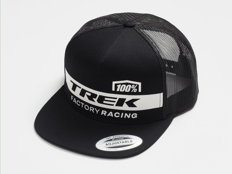 Apparel Trek Casual Wear | 100% Trek Factory Racing Trucker Hat Black