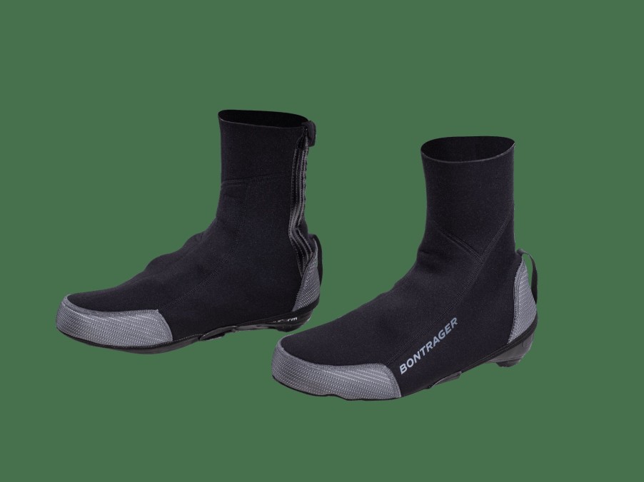 Apparel Trek Booties & Toe Covers | Bontrager S2 Softshell Cycling Shoe Cover Black