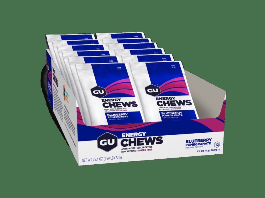 Accessories Trek Nutrition | Gu Energy Chews Box Of 12 Bags