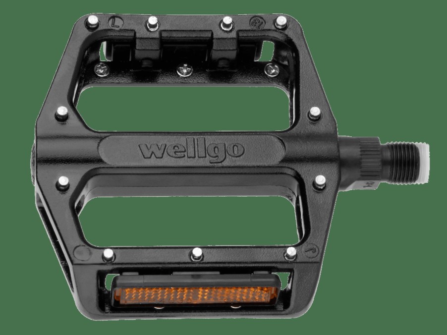 Parts Trek Pedals | Wellgo B087U Alloy Pedal Set Black