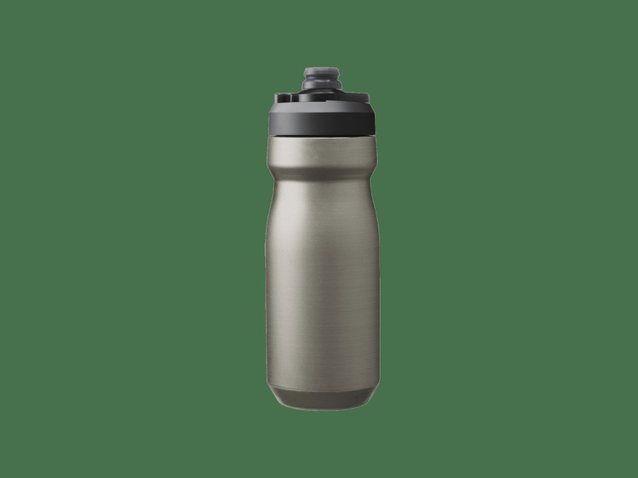 Accessories Trek Water Bottles | Camelbak Podium Titanium Insulated 18Oz Water Bottle Grey