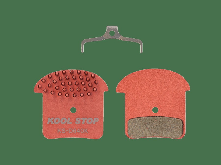 Parts Trek Brakes & Levers | Kool-Stop Ks-D640K Aluminum Backed Organic Disc Brake Pads Red