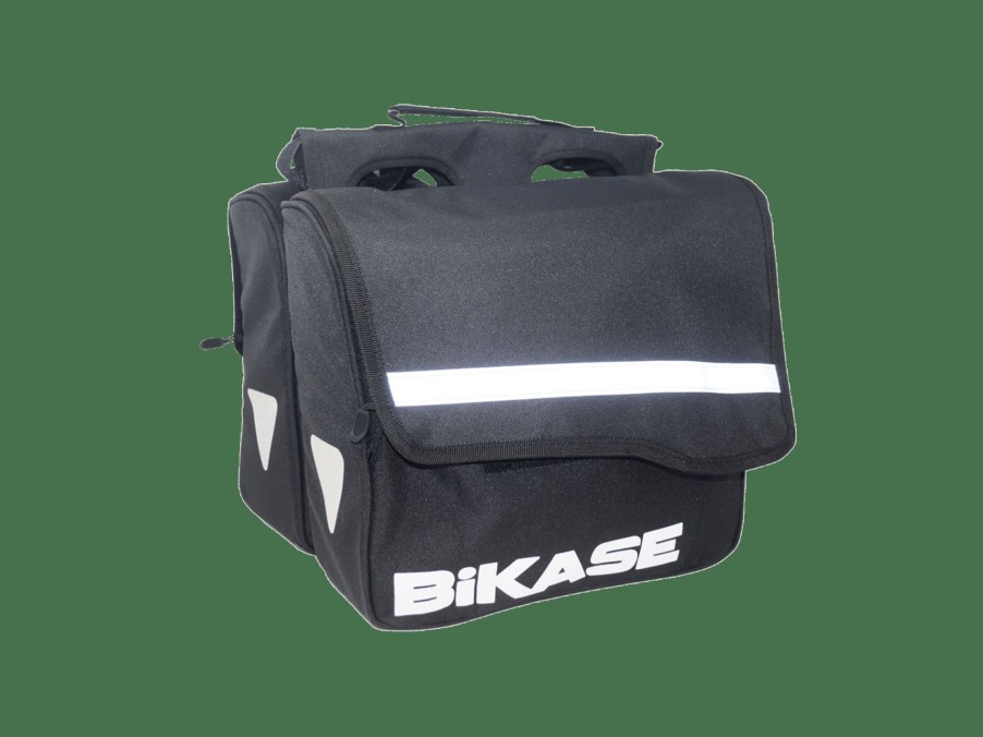 Accessories Trek Bags & Panniers | Bikase City Double Sided Pannier Set Black