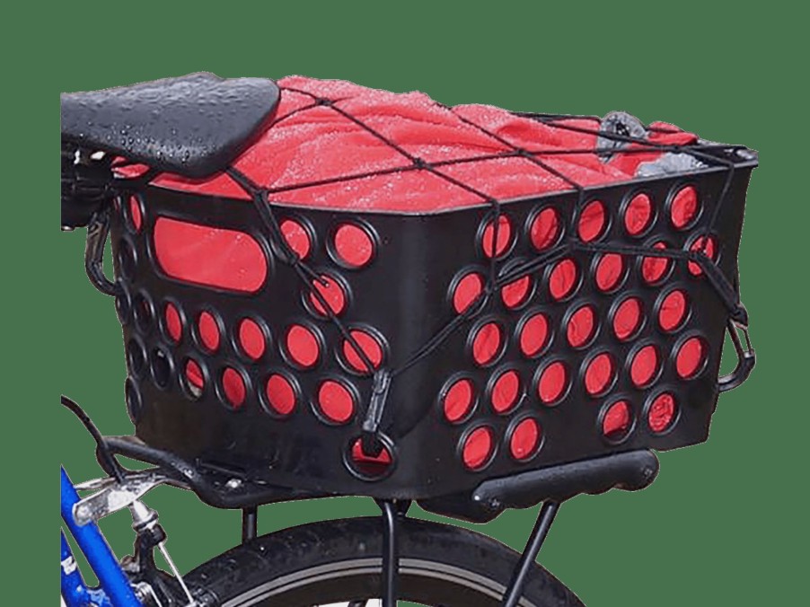 Accessories Trek Baskets | Bikase Dairyman Rear Basket Black