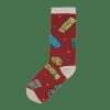 Apparel Trek Socks | Electra Tiki Time Socks Dark Red