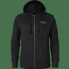 Apparel Trek Casual Wear | Trek Vintage Logo Zip-Up Unisex Hoodie Black