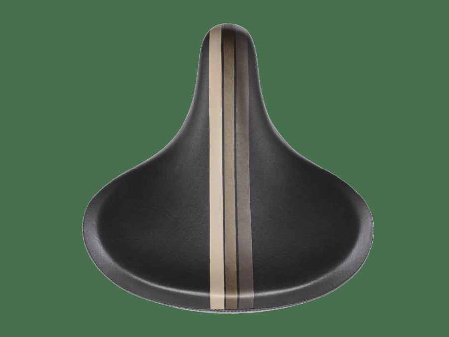 Parts Trek Saddles | Electra Retro Stripe Elastomer Saddle Black