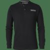 Apparel Trek Casual Wear | Trek Bicycle Unisex Long Sleeve Henley Black