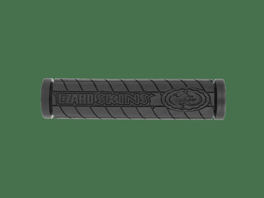 Parts Trek Grips | Lizard Skins Single Compound Logo Grip Set Black