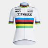 Apparel Trek Team Wear | Santini Trek Factory Racing Women'S Replica World Champion Cycling Jersey White/Yellow