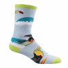 Apparel Trek Socks | Electra Surfbird Socks Bahama Blue/Lime