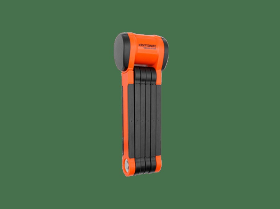 Accessories Trek Locks | Kryptonite Evolution 790 Folding Lock Black/Orange