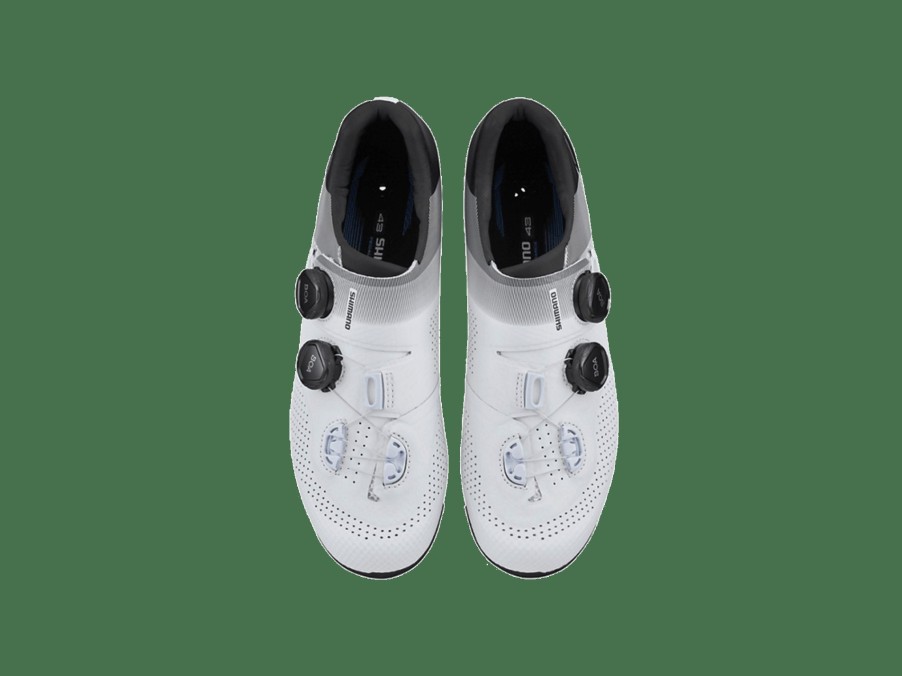 Apparel Trek Road Bike Shoes | Shimano Rc702 Men'S Road Cycling Shoe White/Black