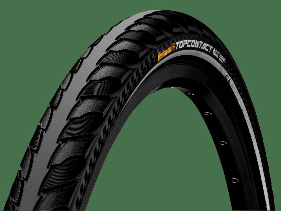 Parts Trek City & Hybrid Tires | Continental Top Contact Ii Hybrid Tire Black