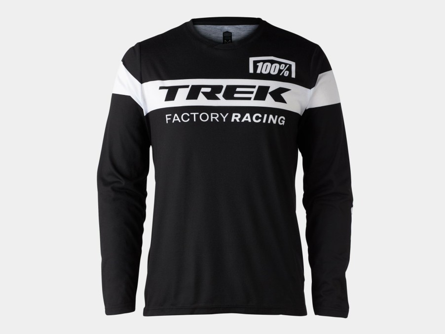 Apparel Trek Team Wear | 100% Trek Factory Racing Long Sleeve Airmatic Black