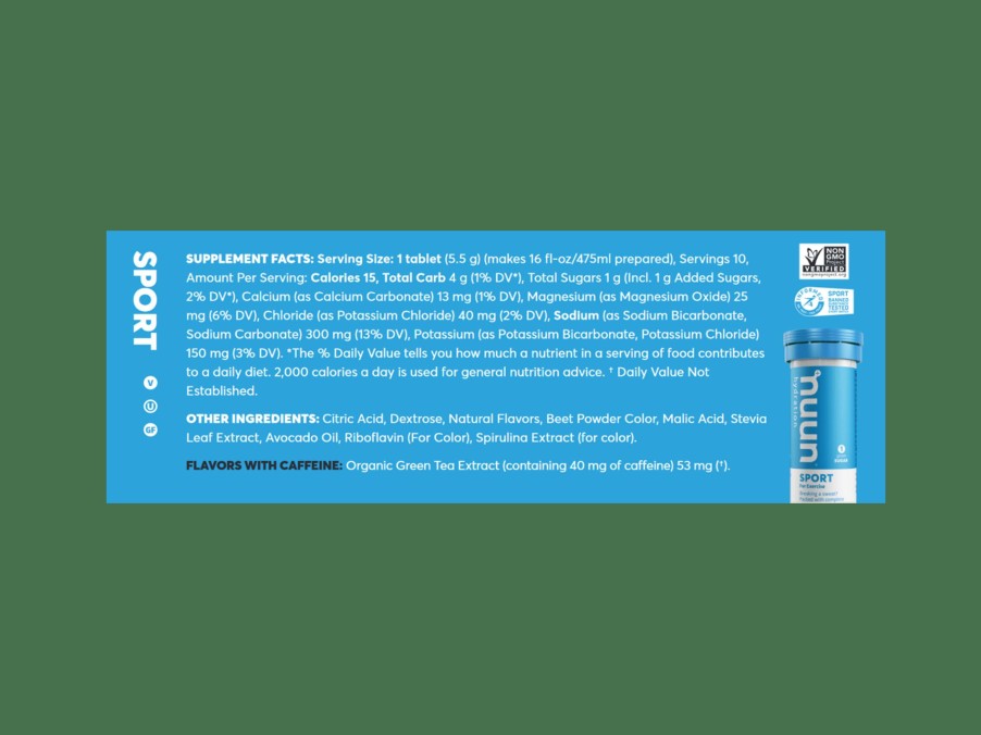 Accessories Trek Nutrition | Nuun Sport Hydration Tablets Conservation Alliance Box Of 4