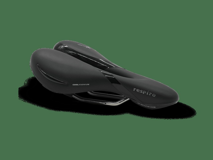 Parts Trek Saddles | Selle Royal Respiro Moderate Unisex Bike Saddle Black