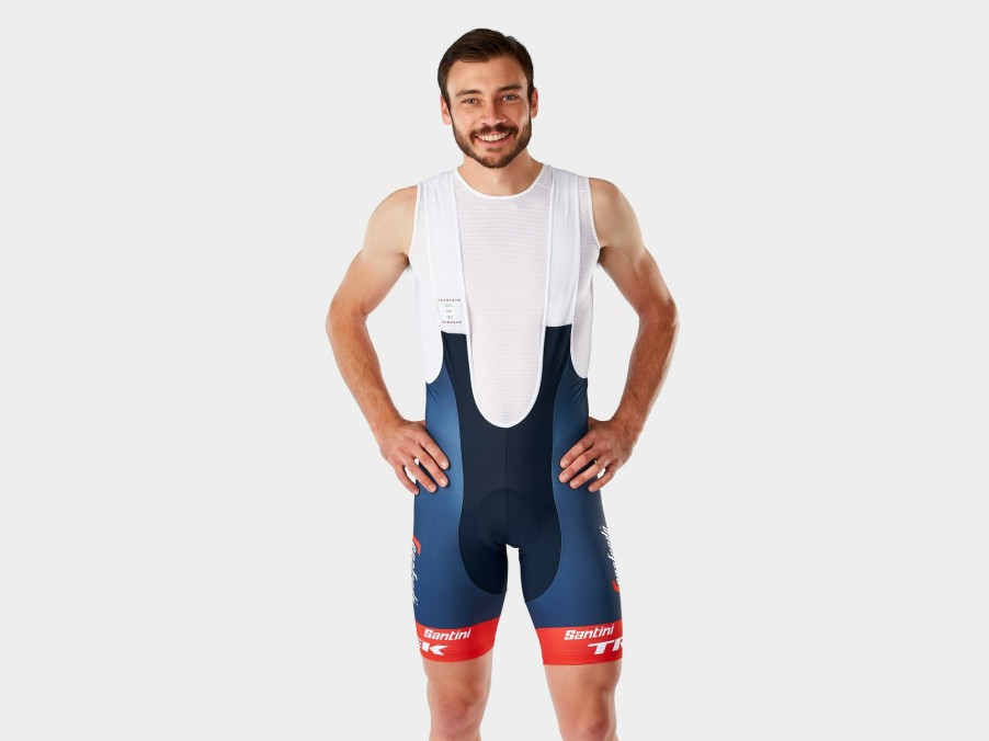 Apparel Trek Team Wear | Santini Trek-Segafredo Men'S Team Replica Race Bib Short Dark Blue