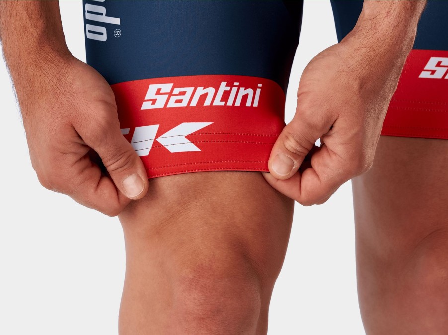 Apparel Trek Team Wear | Santini Trek-Segafredo Men'S Team Replica Race Bib Short Dark Blue