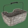 Accessories Trek Baskets | Electra All Weather Woven Mik Basket Grey