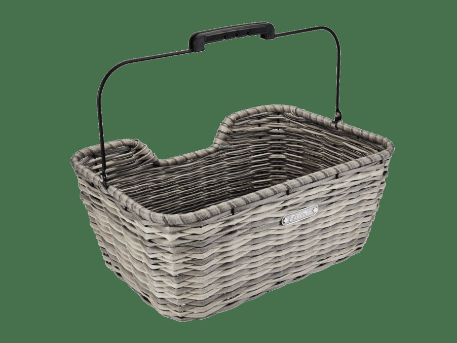 Accessories Trek Baskets | Electra All Weather Woven Mik Basket Grey