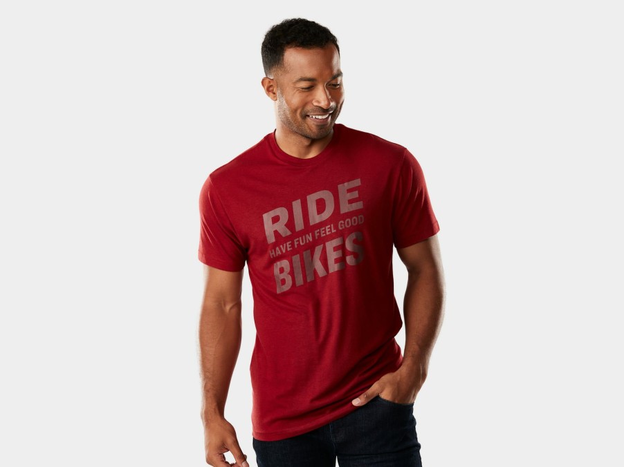 Apparel Trek T-Shirts | Trek Rbhffg Unisex T-Shirt Dark Red