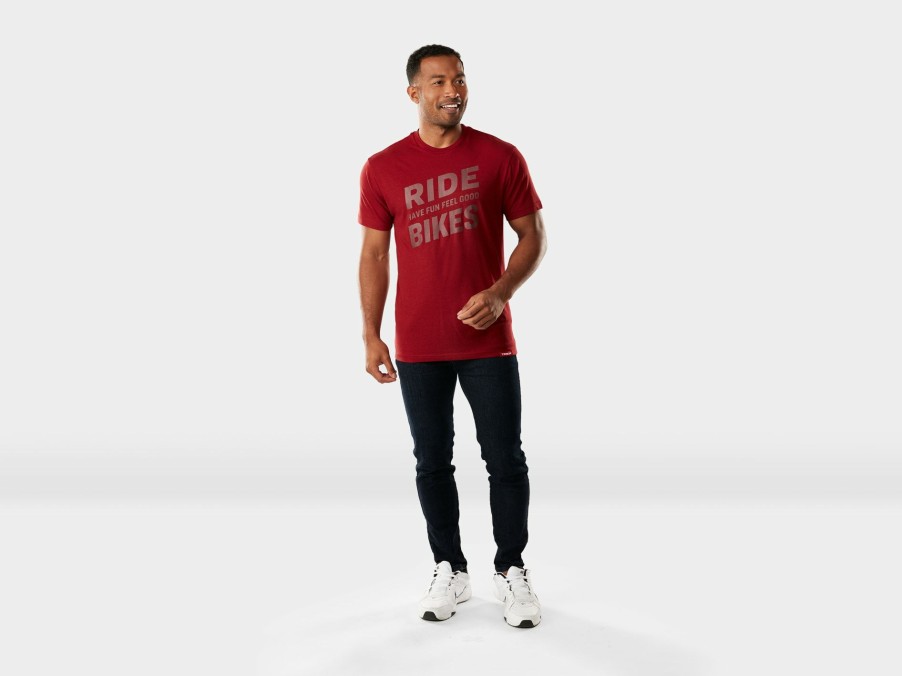 Apparel Trek T-Shirts | Trek Rbhffg Unisex T-Shirt Dark Red