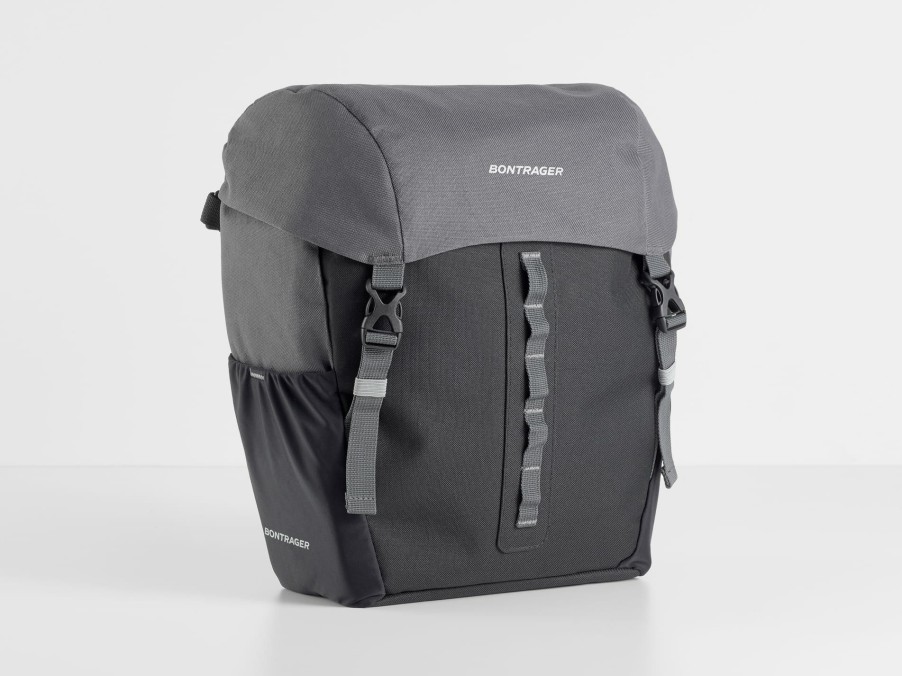 Accessories Trek Bags & Panniers | Bontrager Town Single Pannier Black