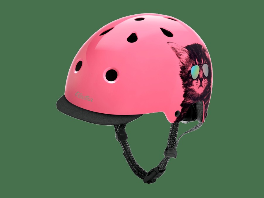 Apparel Trek Fitness & Commuter Helmets | Electra Lifestyle Lux Cool Cat Helmet Pink