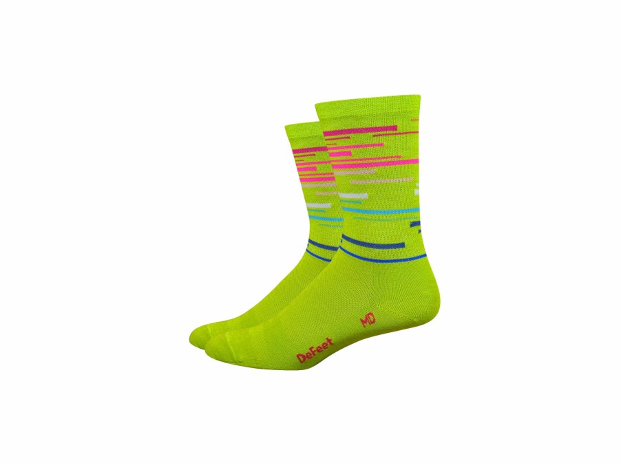 Apparel Trek Socks | Defeet Wooleator Comp 6" Dna Socks Lime