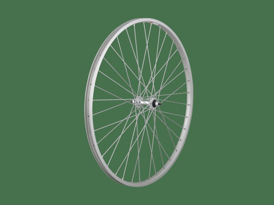 Parts Trek Mountain Wheels | Sta-Tru 27" 36H Alloy Double-Wall Bolt-On Wheel - Ucp Spokes Silver