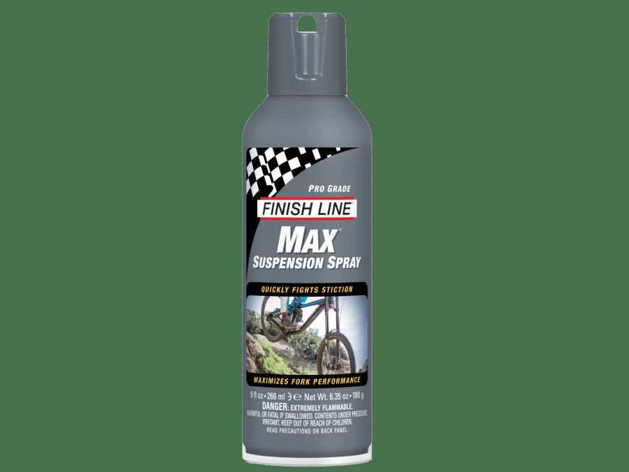 Accessories Trek Cleaning & Lubrication | Finish Line Max Suspension Spray Black